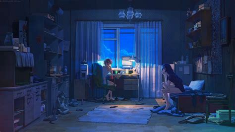 Chill anime aesthetic